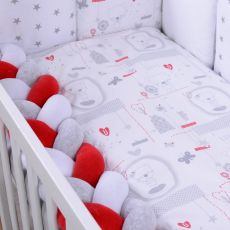 Постільний комплект Baby Veres Bear house grey (6 одиниць, 100% бавовна, 120х60 см)